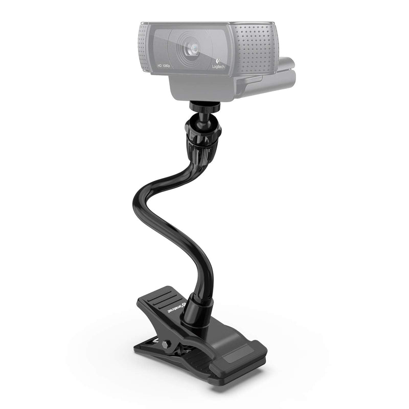 Smatree Webcam Stand, Flexible Jaws Clamp Clip Mount Holder Compatible for Logitech Webcam C925e C922x C922 C930e C930 C920 C615, GoPro Hero 10/9/8/7/6/5, Arlo Ultra/Pro/Pro 2/Pro 3