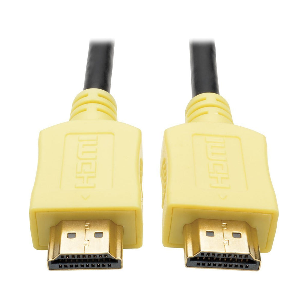 Tripp Lite High-Speed HDMI Cable with Digital Video and Audio, Ultra HD 4K x 2K (M/M), Yellow, 10 ft. (P568-010-YW) 10 ft.