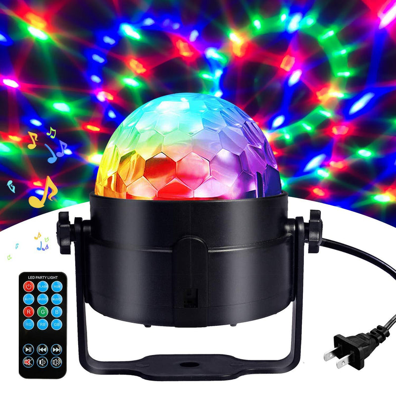 [AUSTRALIA] - Disco Ball Disco Lights-COIDEA Party Lights Sound Activated Storbe Light With Remote Control DJ Lighting,Led 3W RGB Light Bal, Dance lightshow for Home Room Parties Kids Birthday Wedding Show Club Pub 