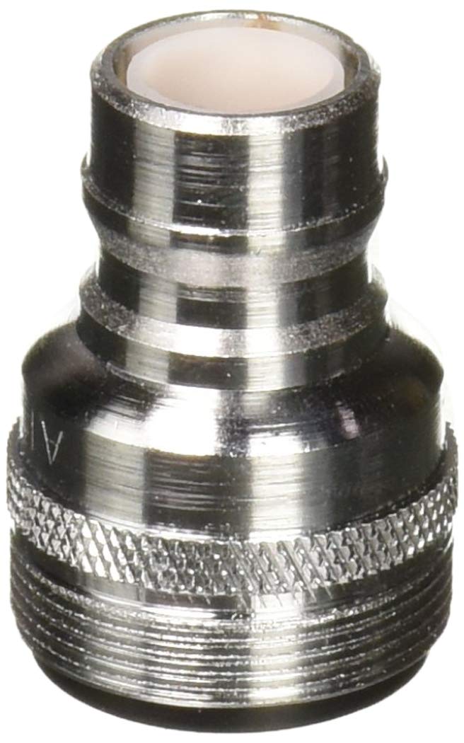 LARSEN SUPPLY CO 09-9231 15/16-27 Male x 55/64-27 Female, Chrome Plated, Dual Thread Snap Nipple, With Aerator