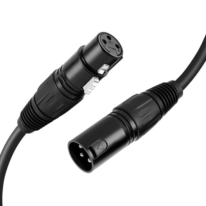 [AUSTRALIA] - XLR Cable, CableCreation 3FT XLR Male to XLR Female Balanced 3 PIN XLR Microphone Cable Compatible with Shure SM Microphone, Behringer, Speaker Systems, Radio Station and More, Black 3 Feet 1-Pack 