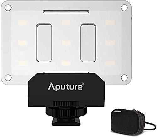 Pafieo Aputure AL-M9 Amaran Lighting Up Pint-Sized LED Fill Lamp Mini Video Light with 9 SMD Bulbs TLCI 95+ 9 Steps Adjustable Brightness Very Thin Lightweight