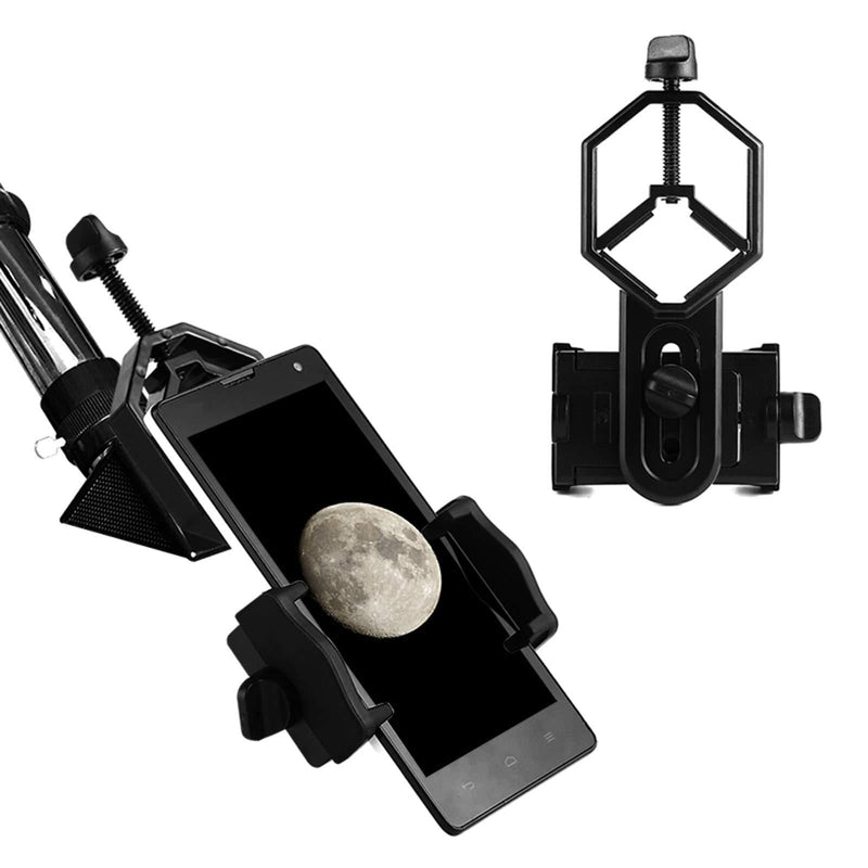 SVBONY Universal Cell Phone Adapter Mount Telescope Phone Mount for Binocular Monocular Spotting Scope Telescope Support Eyepiece Diameter 25 to 48mm 25-48mm