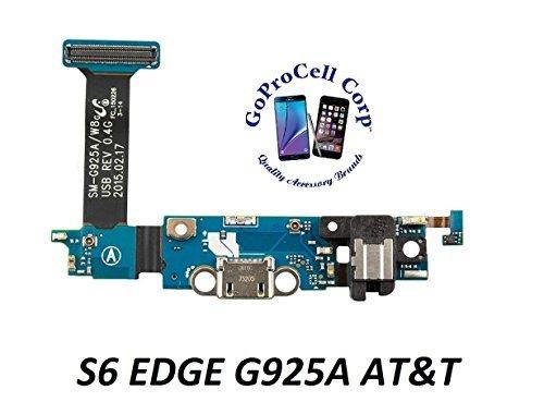 GOPROCELL(TM) NEW USB Charger Charging Port Dock Connector Flex Cable Replacement for Samsung Galaxy S6 EDGE SM-G925A AT&T G925A ATT