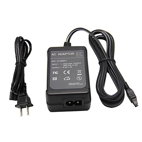 New AC Power Adapter Kit/Camera Adapter for Sony AC-L200 AC-L20 AC-L20A AC-L20B AC-L25 AC-L25A, Replacement for AC-L200, US Plug