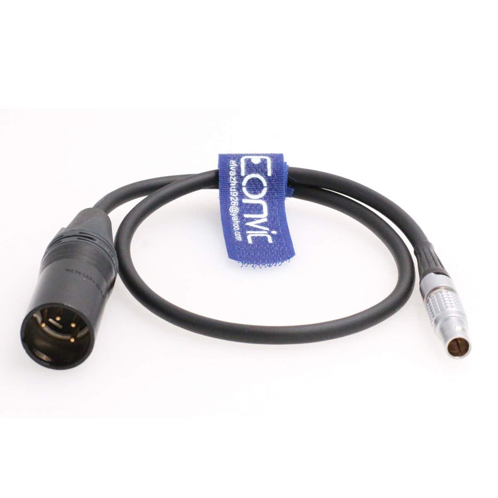 Eonvic 4 pin XLR to 2 pin Power Cable for Teradek Bolt