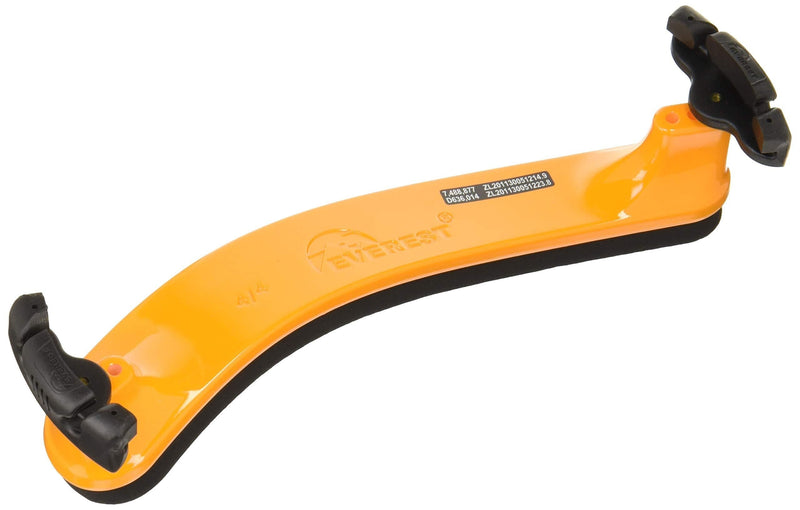 Everest Spring Collection Violin Shoulder Rest 4/4 Orange