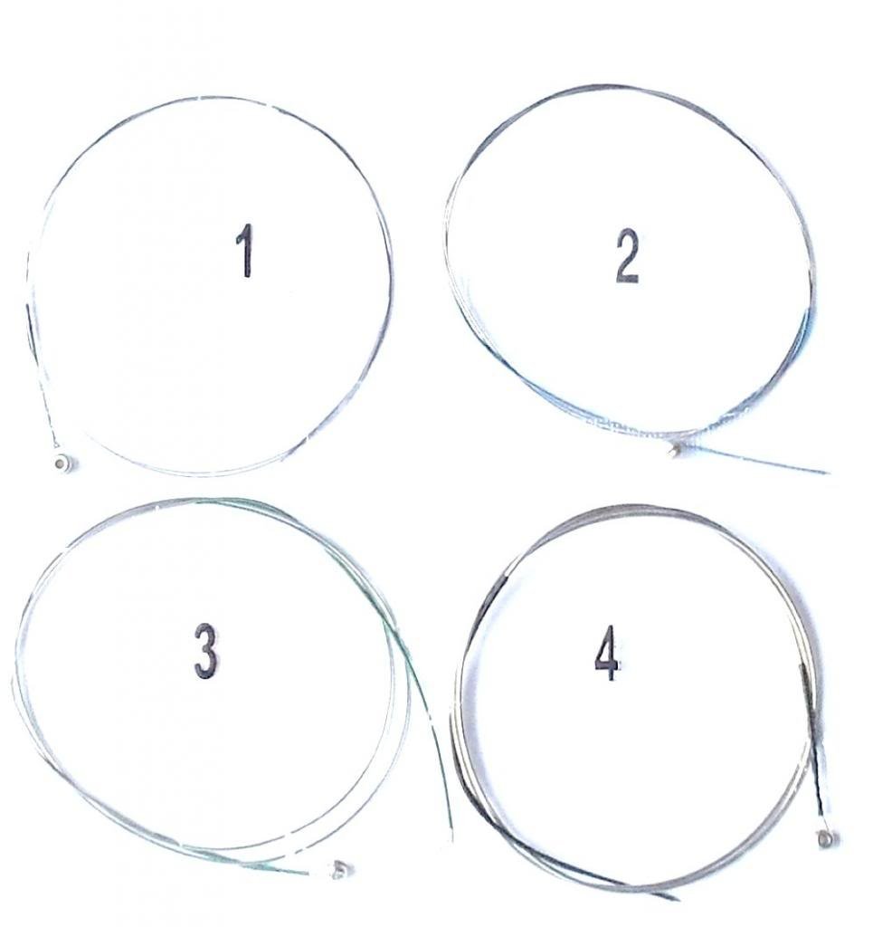 Generic 3 sets Violin Strings Full Set Rope Steel Core Nickel Wound Ball End 4/4