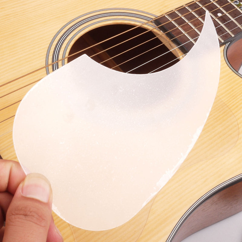Mr.Power Transparent Acoustic Guitar Pickguard Droplets Or Bird Self-adhesive 41' Pick Guard PVC Protects Your Guitar Surface (Water Drop) Water Drop