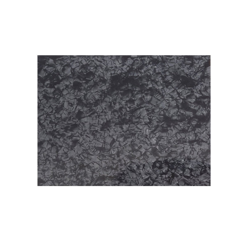 Musiclily 20x25cm Blanks Acoustic Guitar Pickguard Material Self Adhesive Scratch Plate Sheet, Black Pearl
