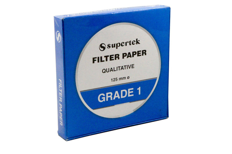 [AUSTRALIA] - Filter Paper, Qualitative, Grade 1, 125 mm (Diameter) Pack of 100 Sheets 