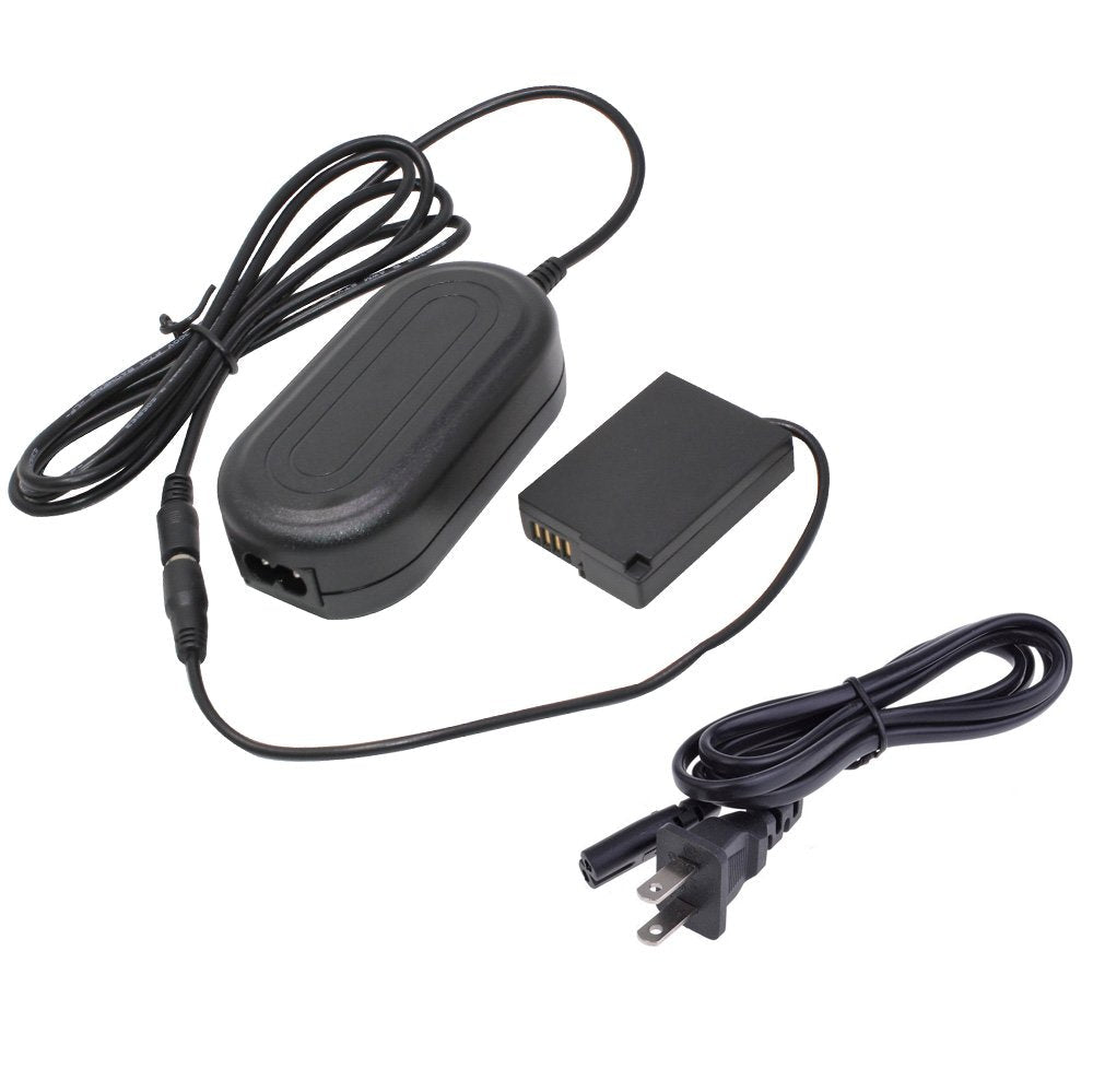 Camera AC Power Adapter Kit/Charger for Panasonic DMC-GX1 DMC-GF2 DMC-G3 Camcorders with DMW-DCC9 DC Coupler, Replacement for DMW-AC8 Plus DMW-DCC9, US Plug