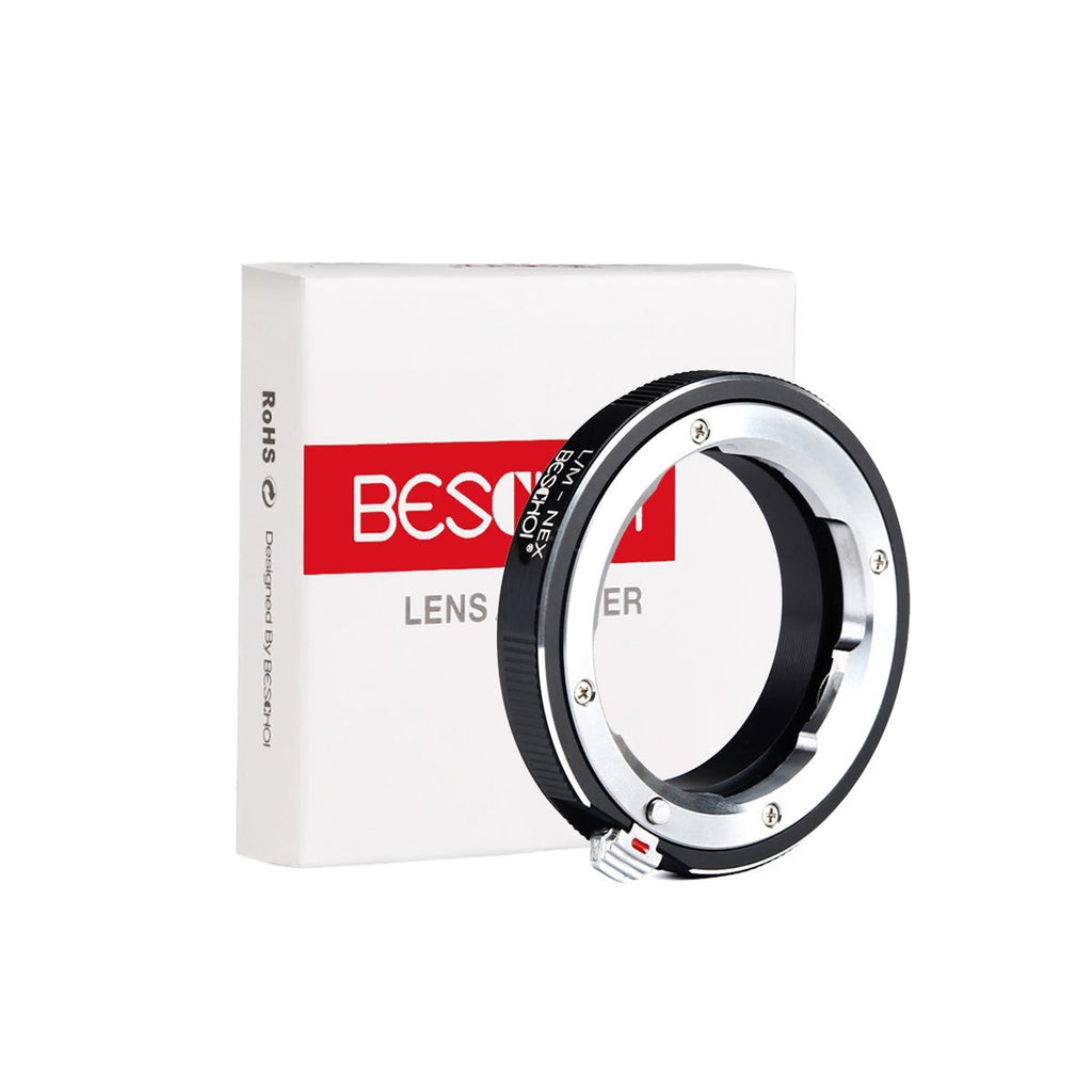 Beschoi Lens Mount Adapter for Leica M Lens to Sony Alpha E-Mount NEX Camera Such as NEX-3, NEX-5, NEX-5N, NEX-7, NEX-7N, NEX-C3, NEX-F3, a6300, a6000, a5000, a3500, a3000