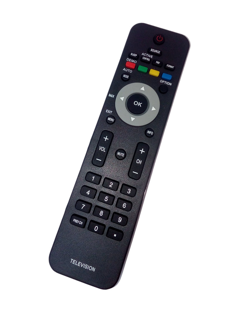 Replaced Remote Control Compatible for Philips TV 19MF338B/AU2 32PFL3506/F7 42MF337B/37B 47MF437B/37E 52PFL3603DF7 47PFL7422D37B 42PFL5603DF7 42PFL3403D27B