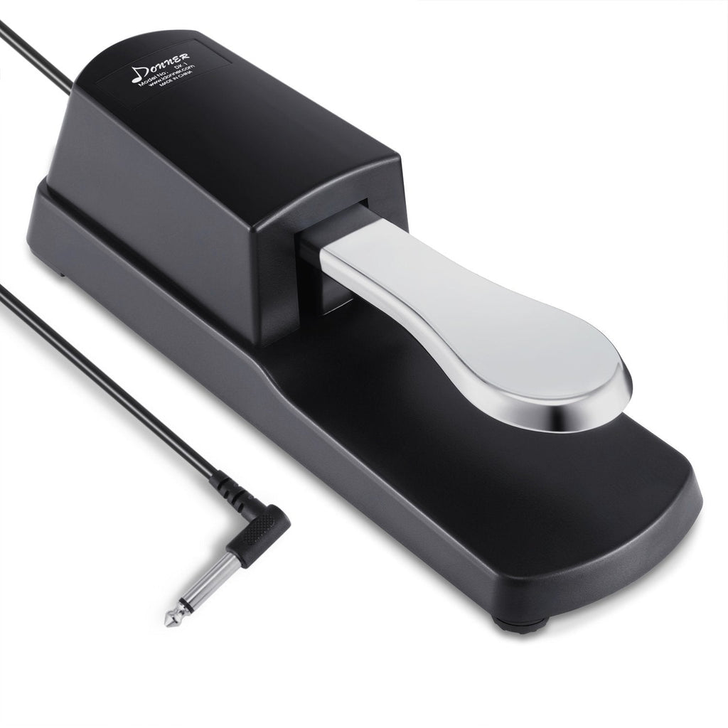 Donner DK-1 Sustain Pedal for Keyboard Digital Piano Foot Pedal