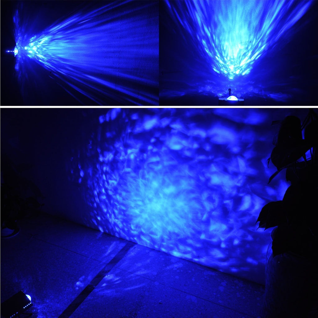 [AUSTRALIA] - Stage Christmas RGB Remote Waterwave LED Light Night Club Light DJ Light Sky Cloud Effect LED Stage Lighting blue 