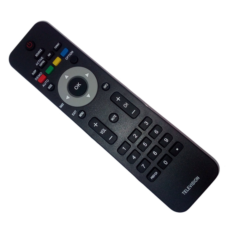 Replaced Remote Control Compatible for Philips 19MF338B/F7E 32PFL3515D/F7 37PFL7332D/37 42PFL5332D/37B 47MF438B/27B 52PFL5603D27E 42PFL7422D37 TV