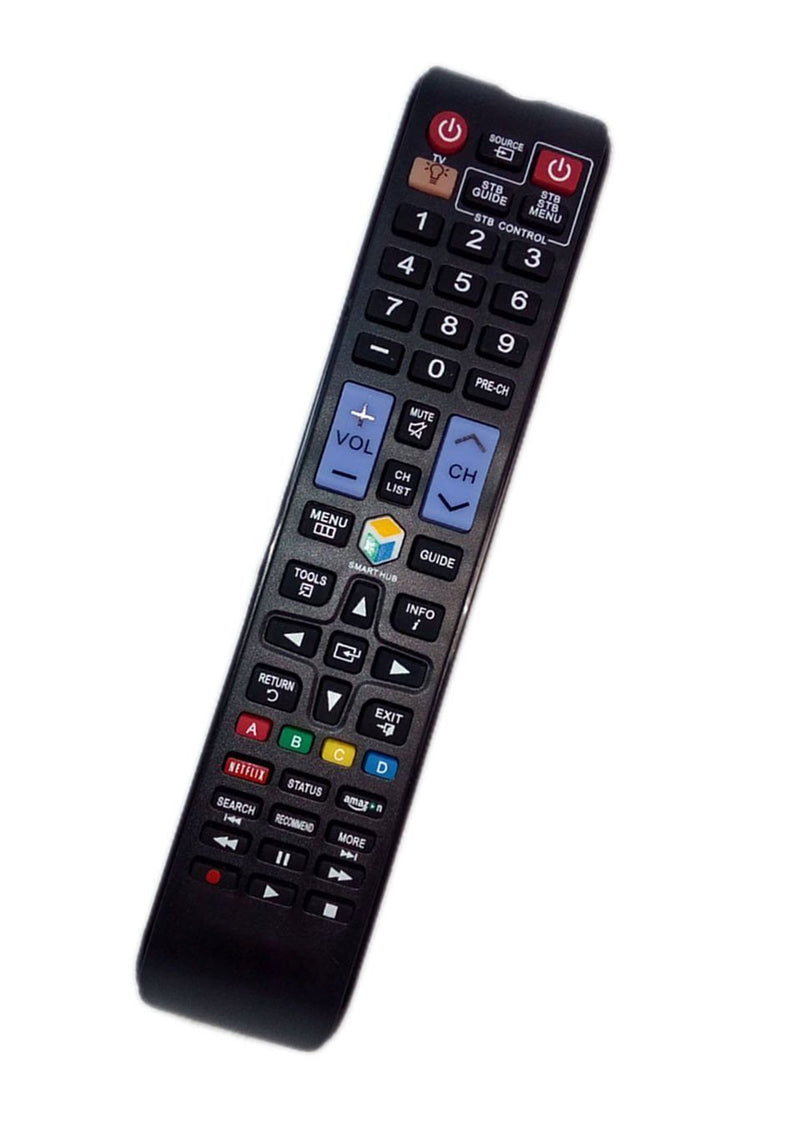 Replaced Remote Control Compatible for Samsung UN55F8000BFXZA UN46F6350AF UN50F550AF UN75F8000AFXZA UN60F6300AF TV