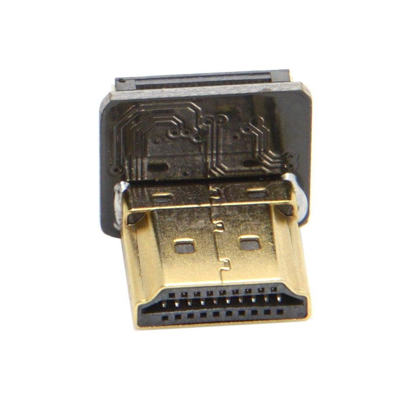 [AUSTRALIA] - CY CYFPV 90 Degree Down Angled HDMI Type A Male Connector for FPV HDTV Multicopter Aerial Photography Standard-HDMI Down-Angled 