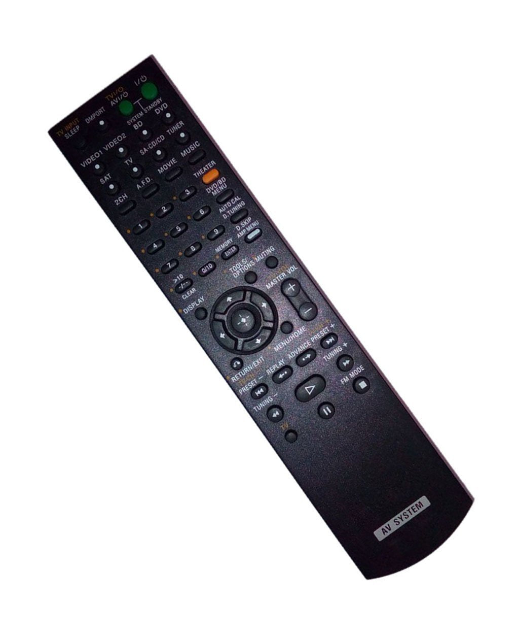 Replaced Remote Control for Sony STR-KS2300 STRKM5000 STRDG510 RMAAU021 STRDG720 Home Theater Audio/Video Receiver AV System