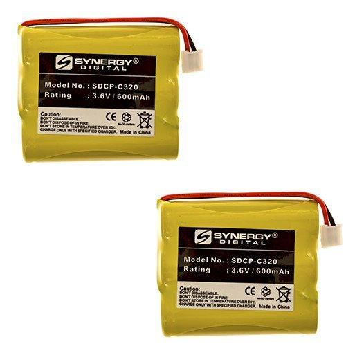 AT&T-Lucent 3301 Cordless Phone Battery Combo-Pack includes: 2 x SDCP-C320 Batteries