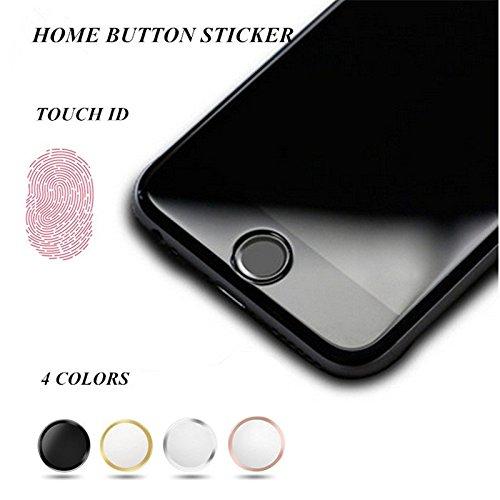 OWIKAR 4 Packs Home Button Sticker-Touch ID Button (Support Fingerprint Identification System Touch ID) for iPhone 8/7 8 Plus 7 Plus 6S Plus 6S 6 Plus 6 5S SE iPad Mini 3, iPad Air 2, iPad Mini