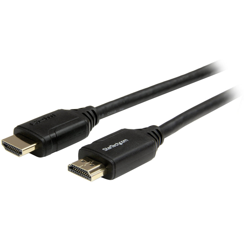 StarTech.com Premium Certified High Speed HDMI 2.0 Cable with Ethernet - 6 ft 2m- Ultra HD 4K 60Hz - 6 feet HDMI Male to Male Cord - 30 AWG (HDMM2MP)