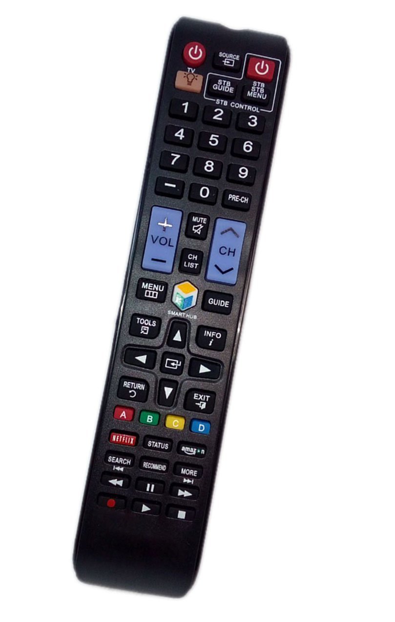 Replaced Remote Control Compatible for Samsung UN40F6300FXZA UN40F6350A UN50F6300AF UN65F9000AFXZA UN60F6350AF TV