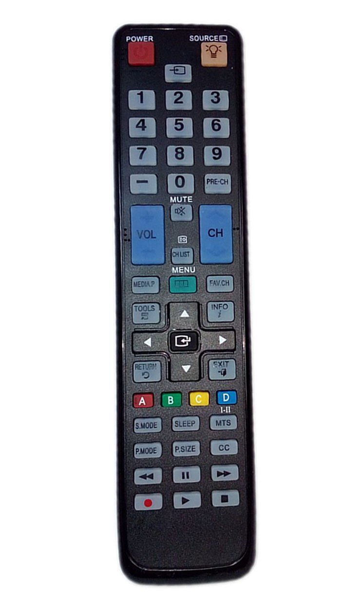 Replaced Remote Control Compatible for Samsung UN55C5000QFXZC UN55C6300 UN55C6300SF UN55C6300SFXZA UN55C6300SFXZC LN40C630K1FXZAAA01 TV