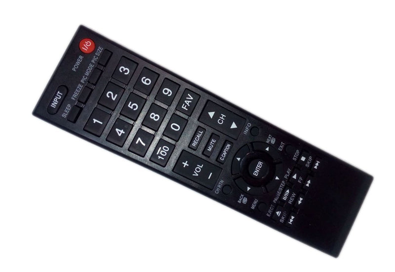 Replaced Remote Control Compatible for Toshiba 26SL400 32C100U2 32C120U 32DT1 32DT1U LED HDTV TV