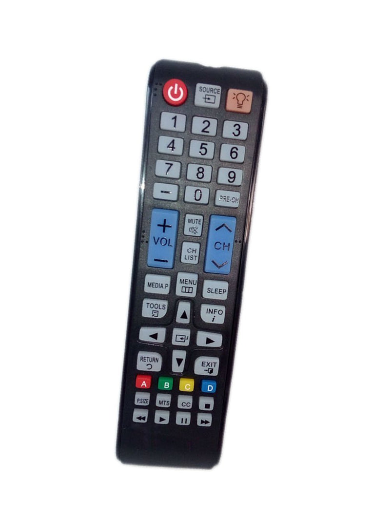 Replaced Remote Control Compatible for Samsung PN43E450A1F LT22B350ND/ZA PN43F4500AFXZA UN22F5000AF UN40EH5000F UN50EH5000F LED HDTV Plasma TV