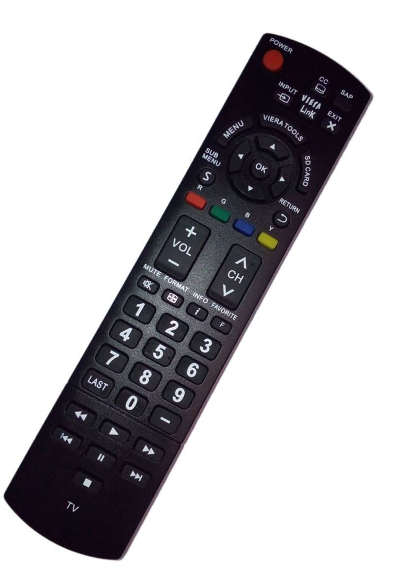 Replaced Remote Control Compatible for Panasonic TCL37U3 TC-L37E3 TCP46X3 TC-P46S30 TCL32X30 TCP5032C Plasma LED TV