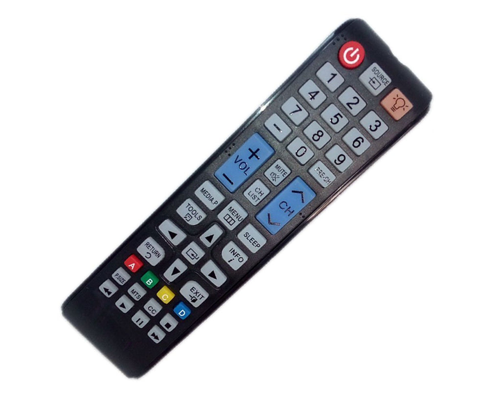 Replaced Remote Control Compatible for Samsung PN43E450A1FXZA LT24B350 PN43F4550 UN22F5000AFXZA UN40EH5000FXZA UN50EH5000FXZA LED HDTV Plasma TV