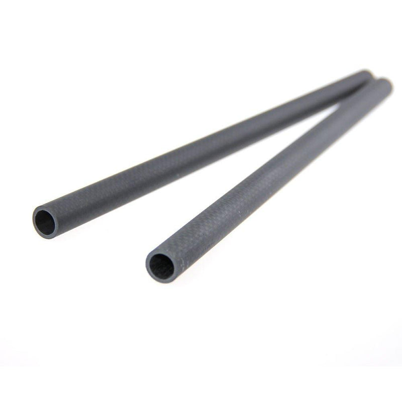 CAMVATE 15mm Carbon Fiber Rods 30cm (11.8") Length for DSLR Camera Rig Cage Shoulder Support