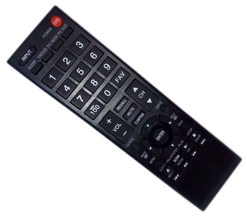 Replaced Remote Control Compatible for Toshiba 32DT2U CT-90325 75014374 50L2400 32C10U 32C110 LED HDTV TV