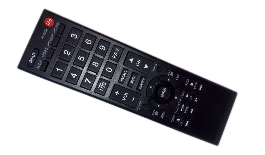 Replaced Remote Control Compatible for Toshiba 32SL400VPKU CT-RC1US-16 32SL400VPK 40E20U 50L2400U LED HDTV TV