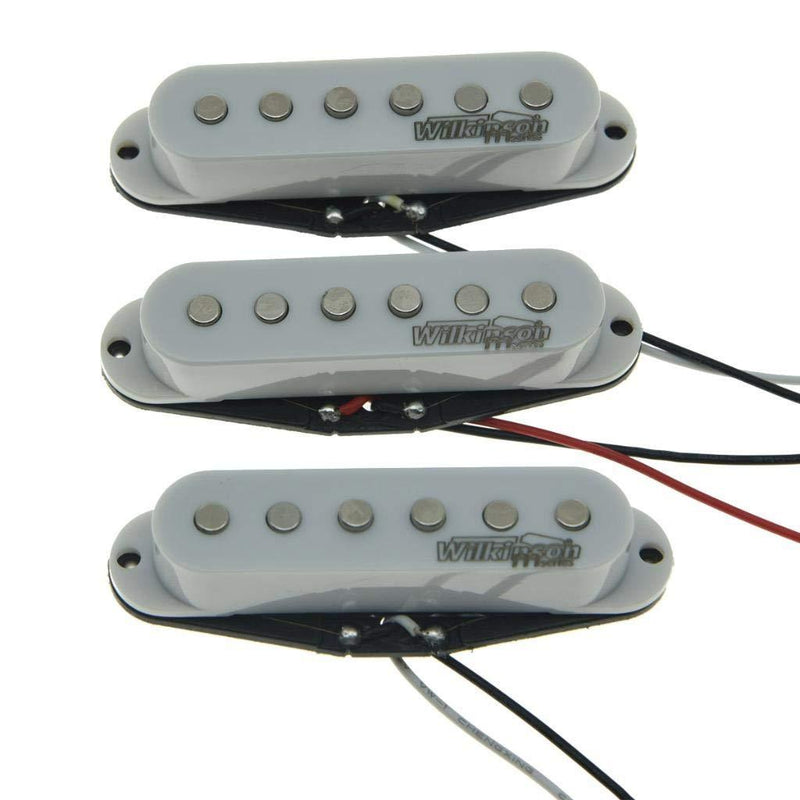 Wilkinson Lic White ST Strat Vintage Voice Single Coil Pickups Fits Stratocaster