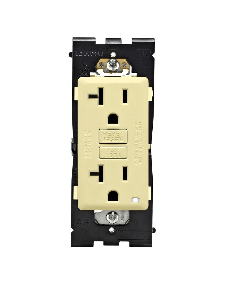 Leviton RGF20-CS Renu Self-Test Tamper-Resistant GFCI Outlet, 20-Amp, Corn Silk, 36 Piece