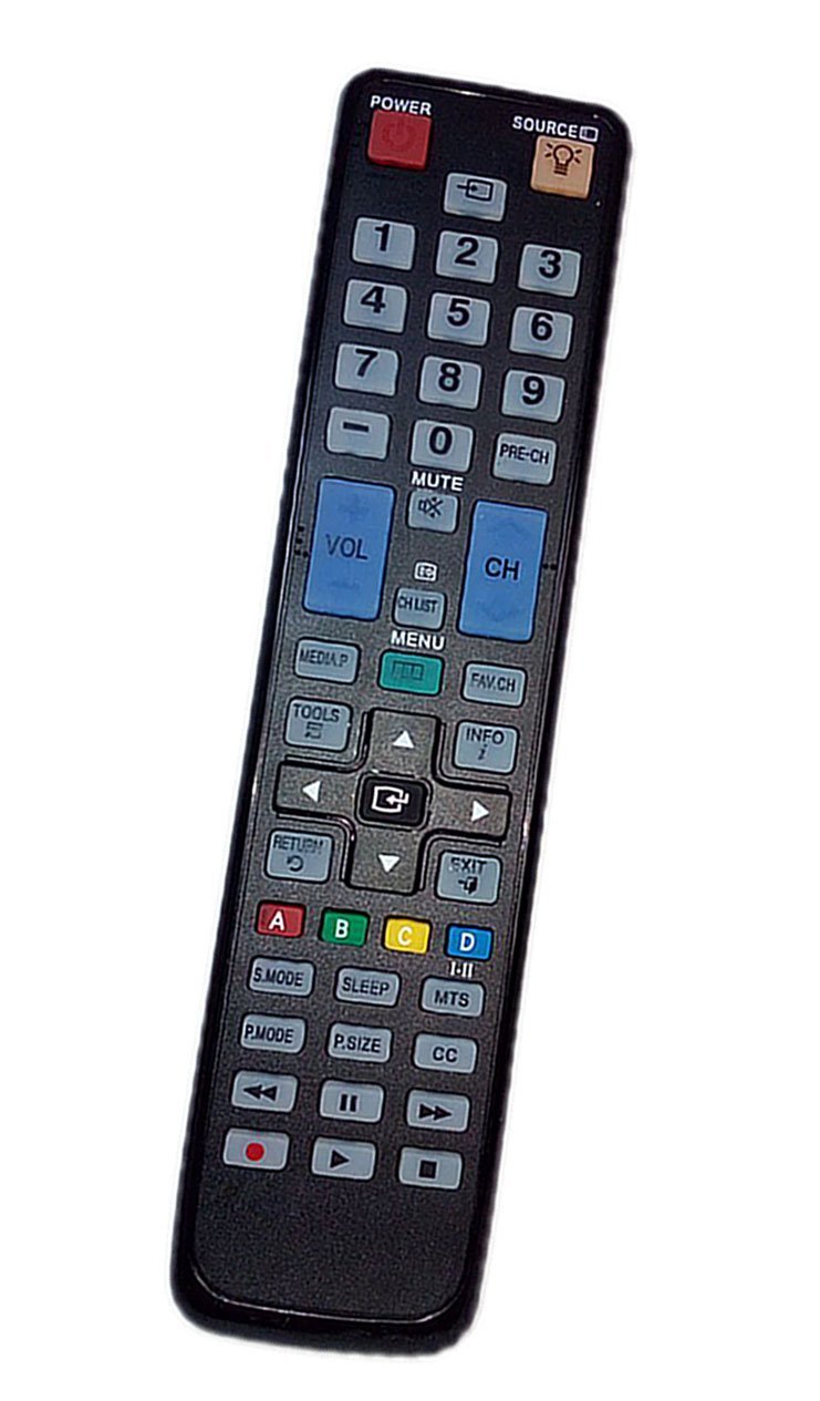 Replaced Remote Control Compatible for Samsung LN40D630M3FXZA LN32C550J1F LN40C630K1F LN40D610M4F LN40D630M3F LN40C630K1FXZASQ06 TV