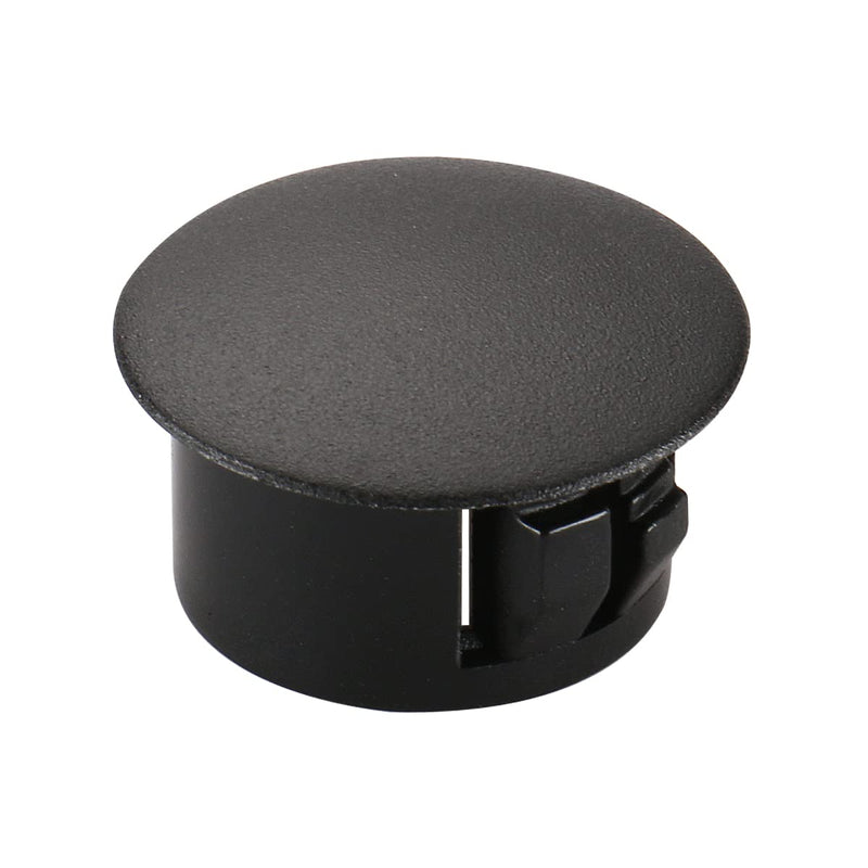 Baomain Plastic Black Locking Hole Plugs Panel Hole Diameter 5/8" (16mm) HP-16 Pack of 100