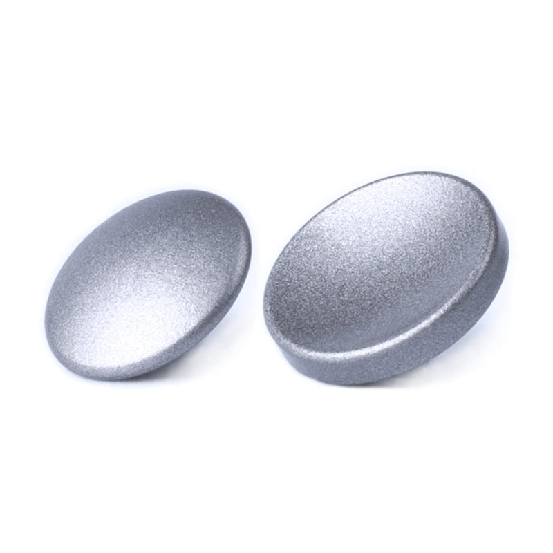 VKO Gray Soft Metal Shutter Release Button Brass Compatible with Sony DSC-RX1RII RX10IV RX10III RX10II RX10 X-T4 X-T30 X-T3 X100F X-T20 X-PRO2 X30 X-T2 Camera 11mm Concave 10mm Convex Surface(2 Pack) Grey