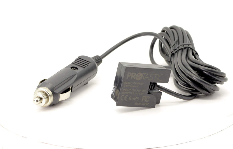 PROtastic Battery Eliminator 12V - 24V Car/Bike/Vehicle Power Cable for Gopro Hero3 and Hero3+ Action Cameras