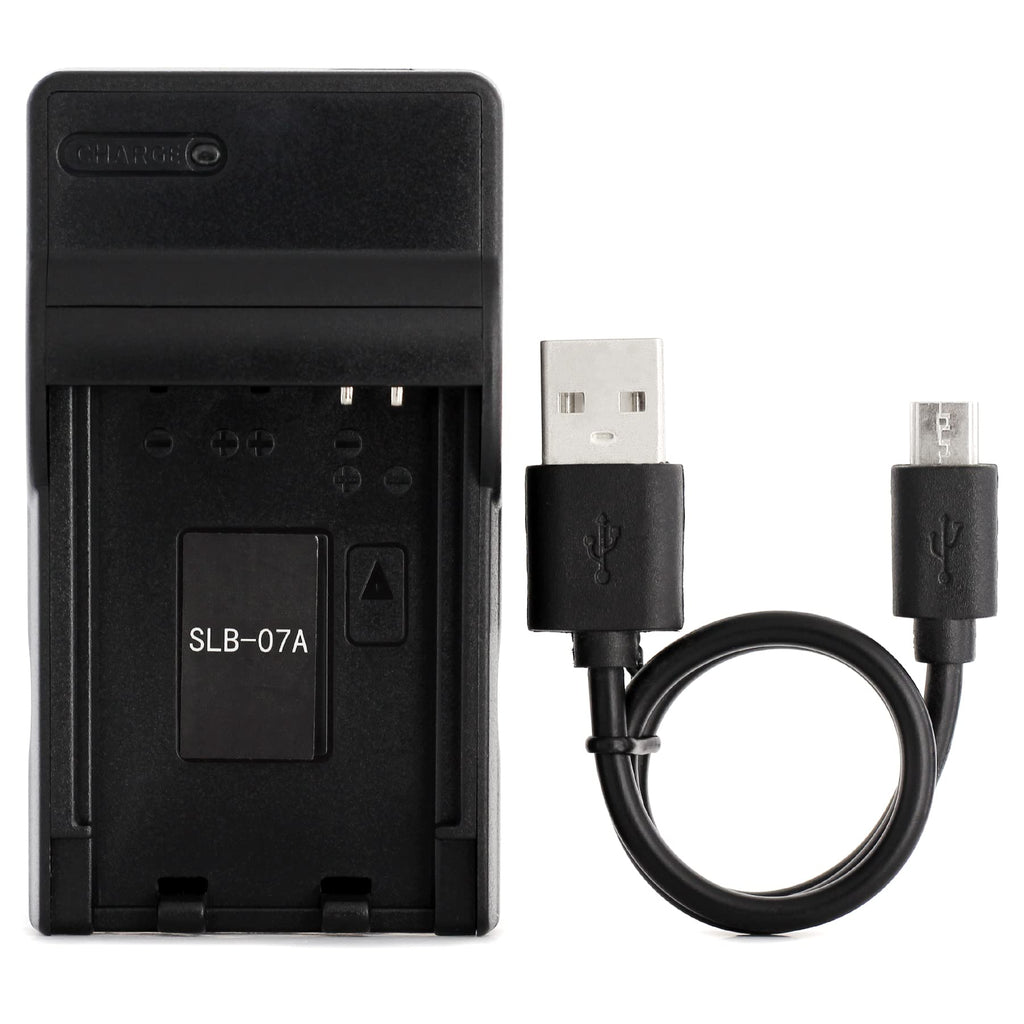 SLB-07A USB Charger for Samsung PL150, PL151, ST45, ST50, ST500, ST550, ST560, ST600, TL100, TL210, TL220, TL225, TL90 Camera and More