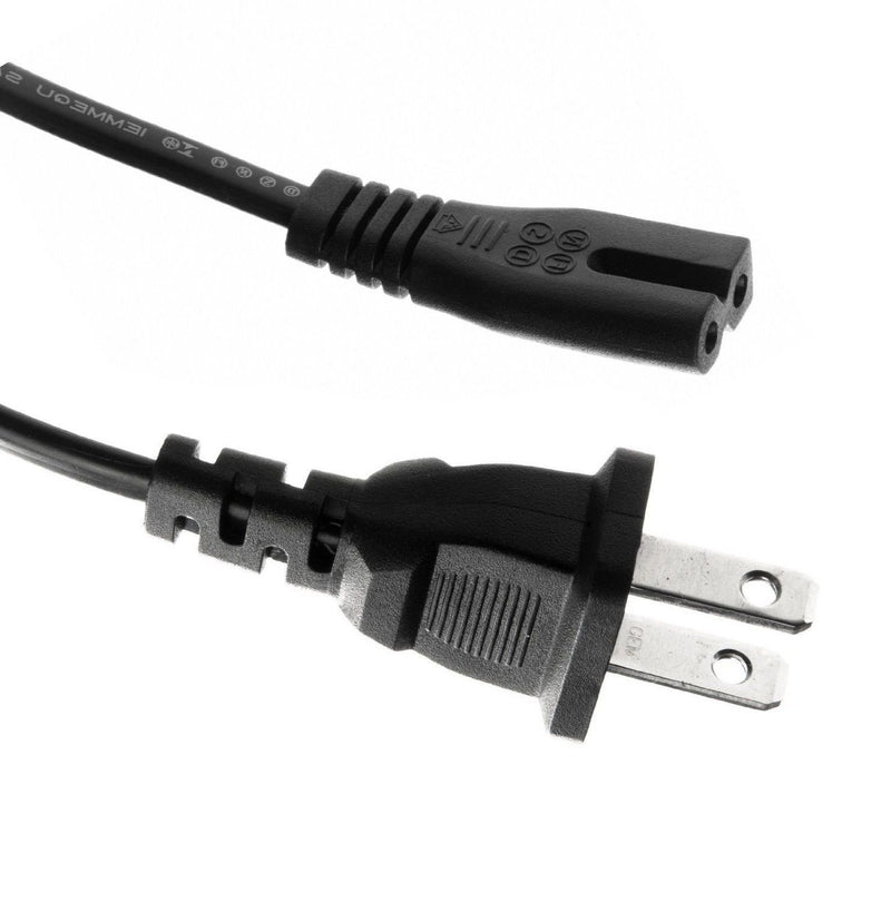 NiceTQ Replacement US 2Prong AC Power Cord Cable For Brother PE770 5x7 inch Embroidery-only machine