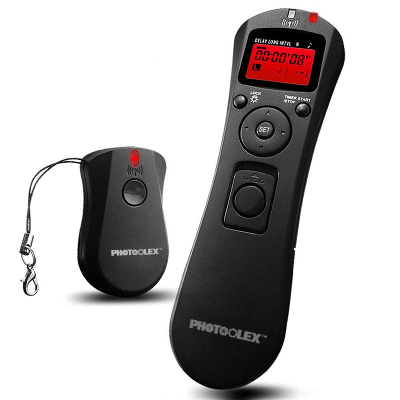 [AUSTRALIA] - PHOTOOLEX Canon Intervalometer Digital Camera Remote Shutter Release Controller LCD Timer Control 2.4G Wireless for Canon EOS Rebel T6 T7 80D 70D 60D 60Da 77D T7i T6i T6s SL2 SL1 T5 T3 T5i T4i T3i T2i 