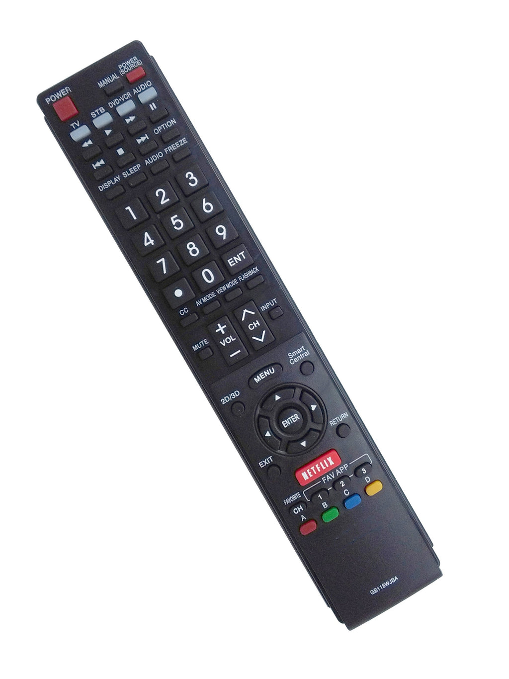 VINABTY New Replaced Remote fit for GB005WJSA GA890WJSA GB004WJSA GB118WJSA LC80LE642U LC80LE650 LC80LE650U LC40LE830U LC40LE830UA LC40LE830UB LC40LE832U LC40LE832UB LC40LE835 LC40LE835U