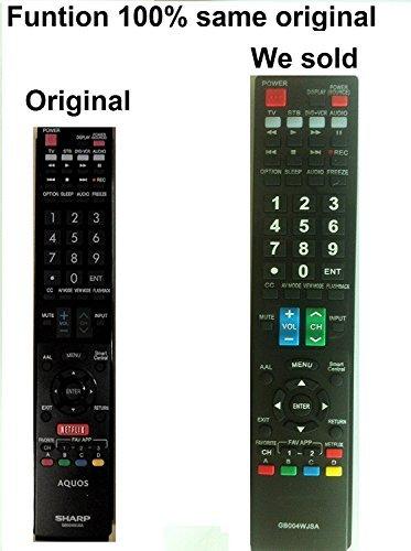 New GB004WJSA Replaced Remote Control fit for LC-70LE657U LC-60LE657U LC-70LE655U LC-60LE655U LC-80LE650U LC-70LE650U LC-60LE650U LC-70C7500U LC-60C7500U LC-80C6500U