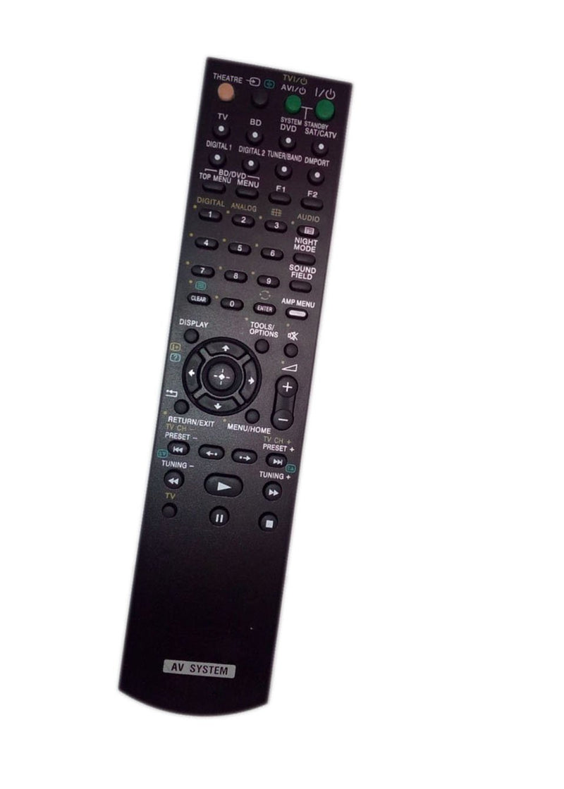 Replaced Remote Control Compatible for Sony SS-MCT100 RM-AAU029 1-4806-181-1 HTFS1 STR-DH100 Home Theater Audio/Video Receiver AV System