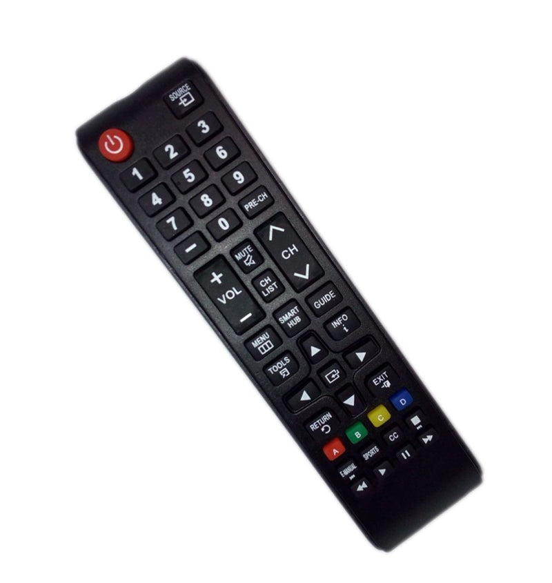 Replaced Remote Control Compatible for Samsung UN43JU640DF UN48J5200AFXZA UN32J525DAF UN55JU640DF UN60J6200AFXZA LED HDTV TV