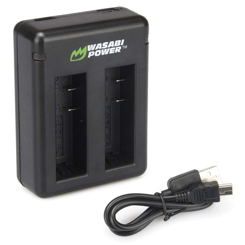 Wasabi Power Dual USB Battery Charger for YI 4K Action Camera
